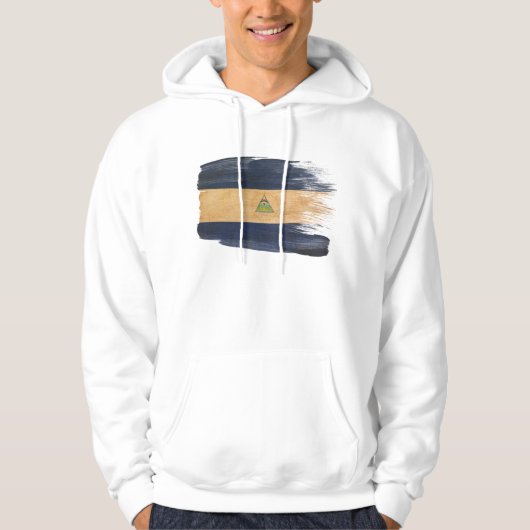 Nicaragua Flag Hoodie (Voorkant)