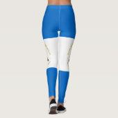 Nicaragua Flag Leggings (Achterkant)
