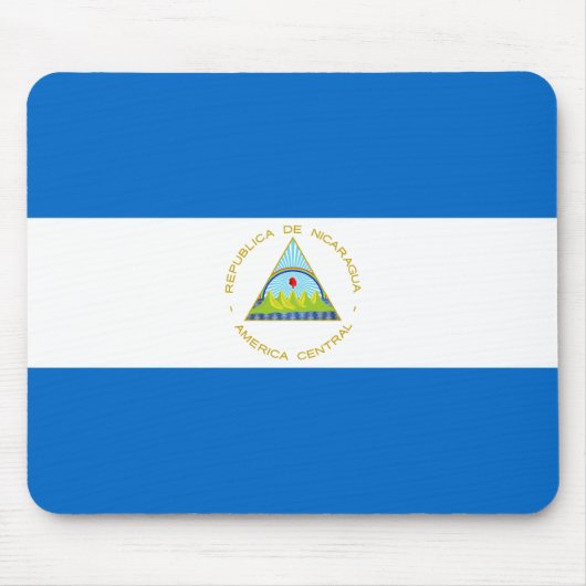 Nicaragua Flag Muismat (Voorkant)