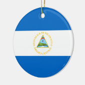 Nicaragua Flag Ornament (Links)