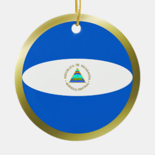 Nicaragua Flag Ornament