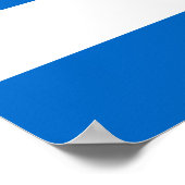 Nicaragua Flag Poster (Hoek)