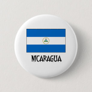 Nicaragua Flag Ronde Button 5,7 Cm
