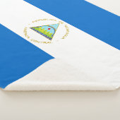 Nicaragua Flag Sherpa Deken (3/4)