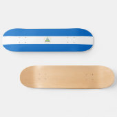 Nicaragua Flag Skateboard (Horizontaal)