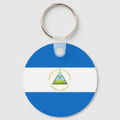 Nicaragua Flag Sleutelhanger (Achterkant)