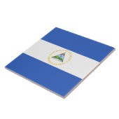 Nicaragua Flag Tegeltje (Zijkant)