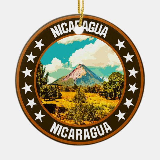 Nicaragua Keramisch Ornament (Voorkant)