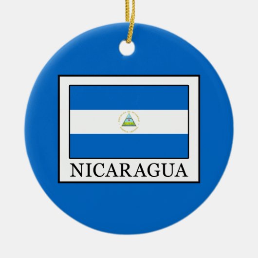 Nicaragua Keramisch Ornament (Voorkant)