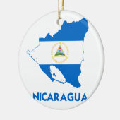 NICARAGUA MAP KERAMISCH ORNAMENT (Links)