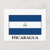 Nicaragua (Nicaraguan) Vlag Briefkaart (Voorkant)