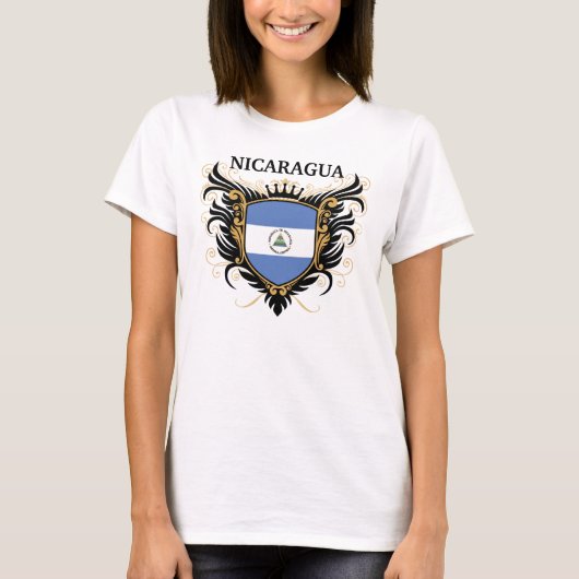 Nicaragua [personaliseren] t-shirt (Voorkant)