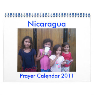 nicaragua prayer kalender 2011