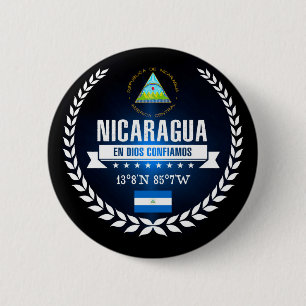 Nicaragua Ronde Button 5,7 Cm