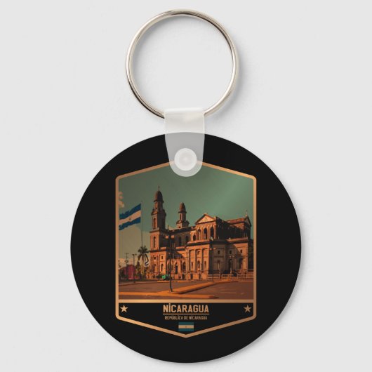 Nicaragua Sleutelhanger (Voorkant)