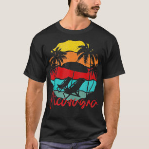 Nicaragua Souvenir  Nicaragua Surf Vakantie T-shirt