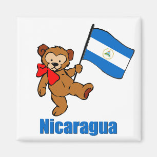 Nicaragua Teddy Bear Magneet