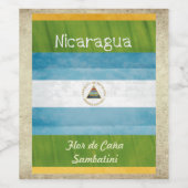 Nicaragua Vin Étiquette (Étiquettes simples)
