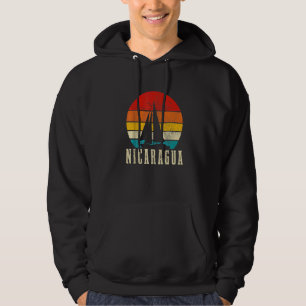 Nicaragua Vintage Zeilboot Zeiler Nica Hoodie