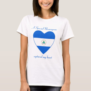 Nicaragua Vlag Liefje T-Shirt