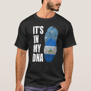 Nicaraguaanse en Micronesische mix DNA erfgoed vla T-shirt