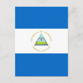 Nicaraguaanse vlag briefkaart (Voorkant)