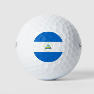Nicaraguaanse vlag golfballen