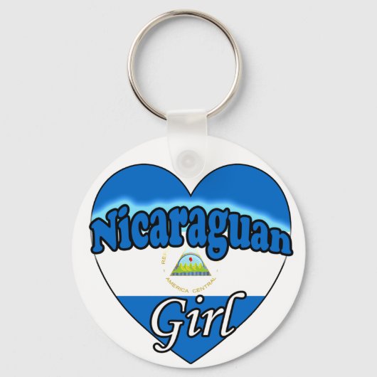 Nicaraguan Girl Sleutelhanger (Voorkant)