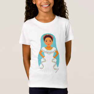 Nicaraguan Matryoshka Girls' T-Shirt