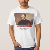 Niccolo Machiavelli T-shirt (Voorkant)