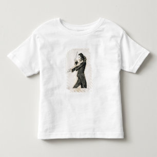 Niccolo Paganini (1782-1840) Het Spelen van het Vi Kinder Shirts