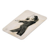 Niccolo Paganini (1782-1840) Het Spelen van het Vi Magneet (Linkerzijde)