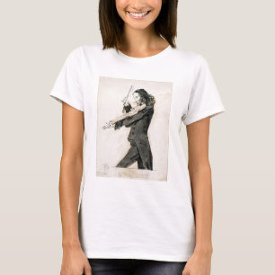 Niccolo Paganini (1782-1840) Het Spelen van het Vi T-shirt