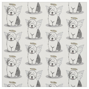 Nice Angel Old English Sheepdog (grijs 1) - Cute Stof