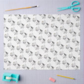 Nice Angel Old English Sheepdog (grijs 1) - Cute Tissuepapier (Craft)