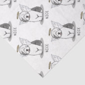 Nice Angel Old English Sheepdog (grijs 1) - Cute Tissuepapier (Detail)