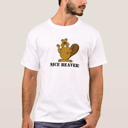 Nice Beaver T-shirt (Voorkant)