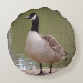 Nice Bird Round Pillow Rond Kussen