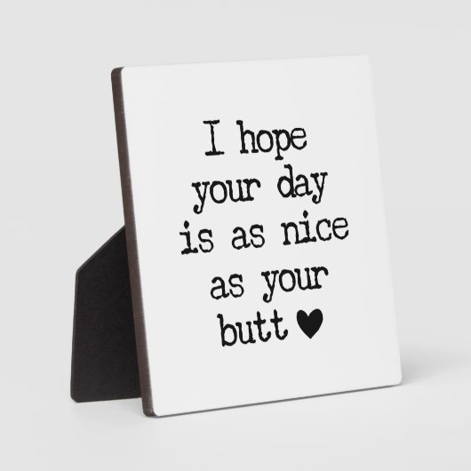 Nice Butt Farmhouse Funny Bathroom Sign Fotoplaat (Voorkant)
