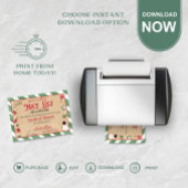 Nice Certificaat Goedgekeurd Van Santa Kaart