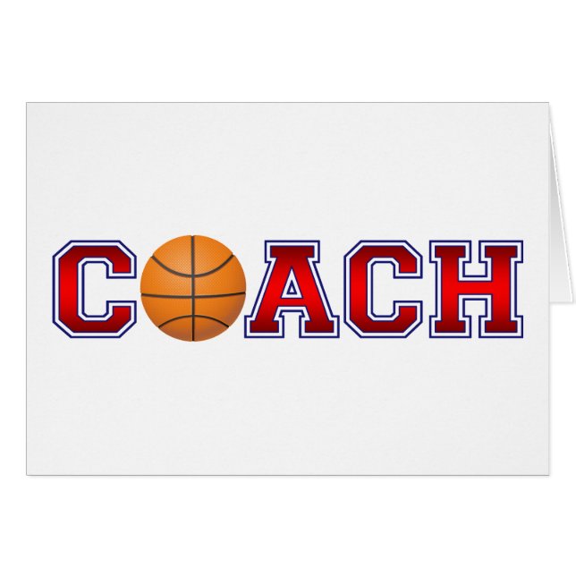 Nice Coach Basketball Insignia (Voorkant Horizontaal)