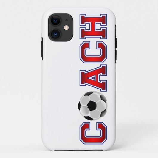 Nice Coach Soccer Insignia iPhone 5 Hoesje (Achterkant)