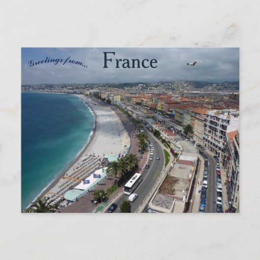 Nice Côte D ' Azur French Riviera France Briefkaart (Voorkant)