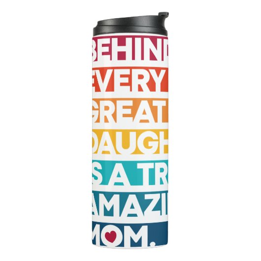 Nice Design Expression Text voor Moederdag Thermosbeker (Gedraaid links)