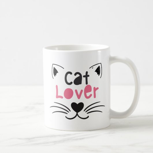 Nice design for cat lovers koffiemok (Rechts)