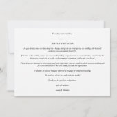 Nice Floral Arch Effect Romantic Wedding Photo Save The Date (Achterkant)