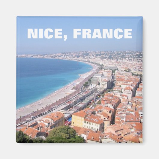 Nice France Magnet Magneet (Voorkant)