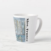 Nice France Peinture sur Latte Mug 12 oz (Angle droit)