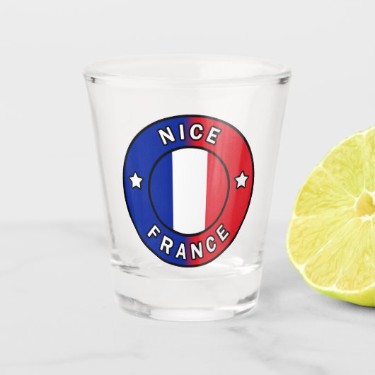 Nice France Shot Glas (Voorkant)