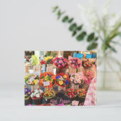 Nice, Frankrijk - Bloedmarkt - Marche aux Fleurs Briefkaart (Staand voorkant)